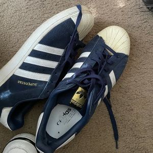 Blue adidas